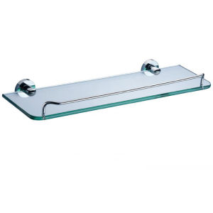 AZOS | Double Layer Storage Rack Copper and Glass