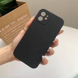 Pure Color Liquid Silicone Protective Case for iPhone 13 pro Max Apple 11 12 pro Max Full Cover Lens 11 Trend Brand 11 pro Anti-Fall