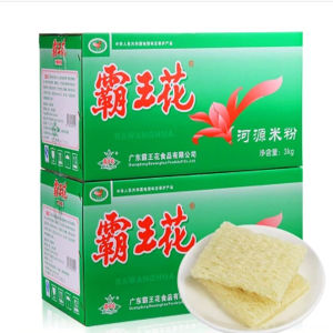 Guangdong Ba Wang Hua Heyuan Rice Noodles Dongguan Rice Noodles Rice Noodles Dry Fried Rice Noodles Authentic Hakka Specialty 3kg Inner Pack