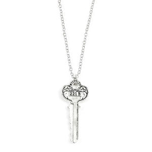 Bandai | 221B Apartment Key Necklace Sherlock Inspired British Style Pendant  Movie Peripherals Pendant Jewelry