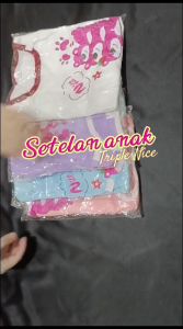 AYDA - Setelan Anak Perempuan Triple Nice Karakter Terkini