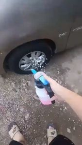 1.5L Electric Car Wash Foam Electric Pump Foam Sprayer High Pressure Car Wash Spray Bottle 3000mAh