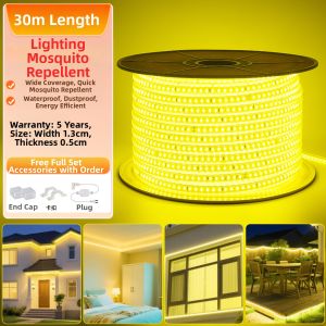 YUANMUXUAN | Waterproof Solar Powered LED Insect Repellent Light Strip
