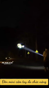 Đèn pin siêu sáng cầm tay có zoom xa gần đèn led cắm trại dã ngoại 8 chế độ sáng 5 màu ánh sáng KAVISOTA