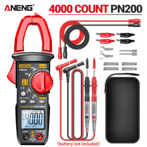 ANENG | ANENG Clamp Meter Multimeter Digital Voltmeter Ammeter 4000 Count NCV Voltage Induction Resistance Electrician Repair Tool PN200