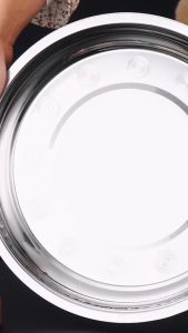 Stainless steel dinner plate food grade 28cm