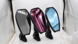 SIDE MIRROR  THREAD SIZE REARVIEW MIRROR UNIVERSAL MOTORCYCLE (Three Colors)