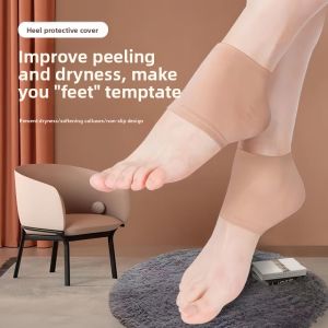 MONLEYTA | Ultra-Thin Soft Silicone Foot Heel Protector Moisturizing Anti-Cracking Protective Cover Foot Care Socks General Purpose