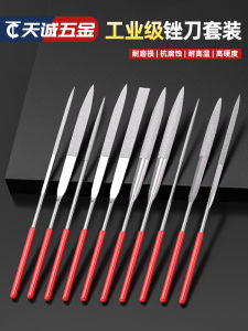 Diamond Coarse Alloy Miniature Shavings Set Metal Polishing Trimming Tool Triangular Semi-circular Miniature Shaping