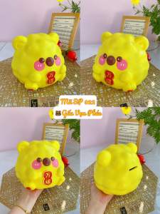 (20x20x17cm) 🧸 Gấu Vạn Phúc 万福 - Mã SP 022 heo đất Gấu dùng trang trí decor tiết kiệm tiền