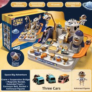 Space Adventure Educational Toy Car Set