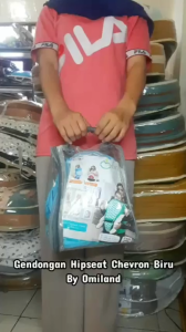 Omiland gendongan Hipseat Chevron warna biru OBG6011 harga tercantum harga 1pcs