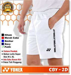 Celana Pendek Badminton Pria Wanita / Celana Bulutangkis / Celana pendek Kolor Dewasa Size M - Xxl