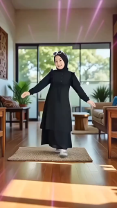 Gamis Muslim Anak Perempuan Set Hijab Umur 3-13 tahun | Furwa Maxi Dress | Bahan Cerutty Babydoll Full Puring