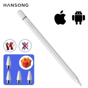 Bút Cảm Ứng Không Dây Sạc Cho iPad Pro Air 11 13 M3 M2 M4 2025 12.9 Inch Mini Tương Thích Với Máy Tính Bảng 7 6 5 4 10 Thế Hệ Có Chức Năng Cảm Biến Độ Nghiêng Và Chống Chạm Lòng Bàn Tay