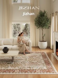 Thảm Chống Nước Mềm Mịn Phong Cách Pháp Cổ Điển