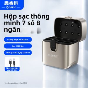 ORICO | Bộ Sạc Nhanh 5 Pin Thông Minh Điện Áp Hằng Số Chung