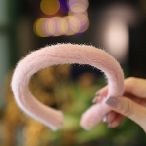 Mũ Lưỡi Trai Bằng Vải Nỉ Thỏ Dễ Thương Cho Bé Gái Phụ Kiện Tóc Mùa Đông Đơn Giản Thời Trang Cho Bé Gái Và Bé Gái