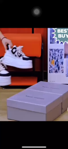 [SIÊU ÊM CHÂN] Giày slip on trơn đế bánh mì sneaker bánh mì 6 phân êm bền S336
