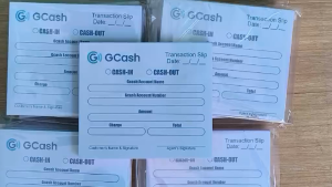 Gcash Transaction Slip Pads 3 in One Pack Cash-In Cash-Out record
