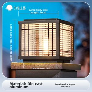 VINCAN | Solar Waterproof Post Light