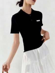 QINGNAER | Slimming Large Size Office-Casual Polo Shirt