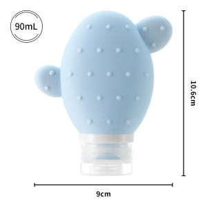 Portable Silicone Travel Bottles Large Diameter Squeeze Shower Gel Shampoo Conditioner Bathing Cream Empty Bottles for Business Trips