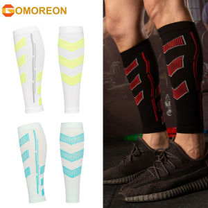 1Pair Sports Calf Support Sleeves Leg Footless Compression Socks for Splints Varicose Veins Running Cycling