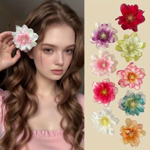 9 Chiếc Phong Cách Bohemian Hoa Nhiều Màu Sắc Kẹp Tóc Mỏ Vịt Kẹp Cho Phụ Nữ Trưởng Thành Phụ Kiện Tóc Thích Hợp Cho Kỳ Nghỉ Bên Bờ Biển