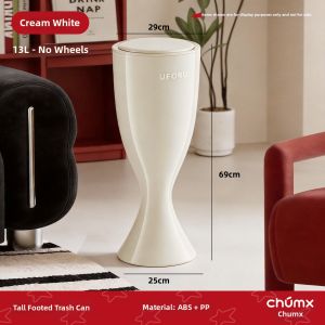 CHUMX | Large Capacity Covered Mobile Trash Can