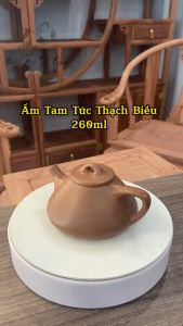 ⚡️SALE⚡️Ấm Tam Túc Thạch Biều – Quế Hoa Nê – Thực Lực Phái – 260ml – Nội suy khổng