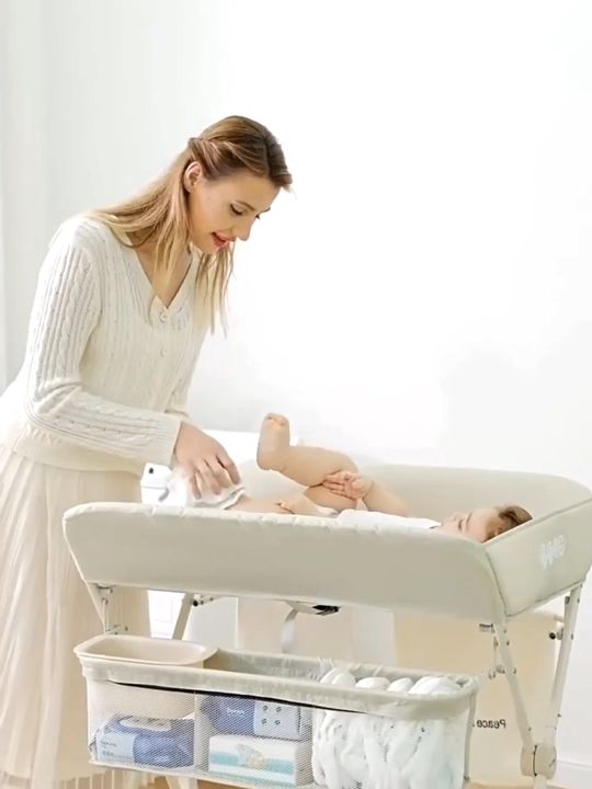 Baby Diapers Changing Table Baby Kids Foldable Diapers Nursing Table