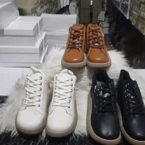 Sepatu Wanita Boots High Top Import Casual Trend Shoes 21167