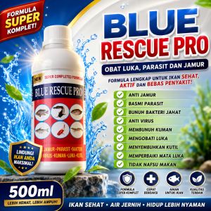 Obat Ikan Blue Rescue Pro 500ml - Mengatasi Berbagai Jenis Penyakit pada Ikan