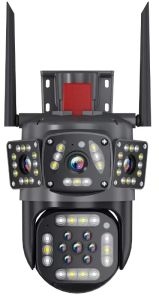 V380 Pro CCTV Camera dual lens Wi-Fi Wireless Outdoor Ip Security 4K 8Mp Night Vision two-way call