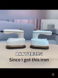 Steamer Iron Mini Portable Handheld Flat Iron for Travel Home Steam Electric Ironing Machine