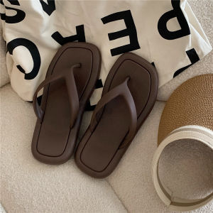 ทันสมัย รองเท้าแตะบล็อกสี ผู้หญิง ลำลอง รองเท้าแตะชายหาด นุ่ม ด้านล่าง สไตล์เกาหลี รองเท้าเยาวชนสวมใส่ทุกวันรองเท้าพลาสติก