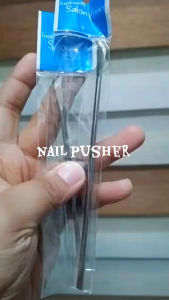 Stainless Steel Nail Pusher (6 Inches) - For Manicure and Pedicure - Dual-Action Nail Pusher Nail Care Nail Art Tool Essential Ergonomic Handles