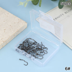 50pcs Premium Barbed Fishing Hooks Anti-Slip Secure Grip for Freshwater And Saltwater Reliable Hunting Gear