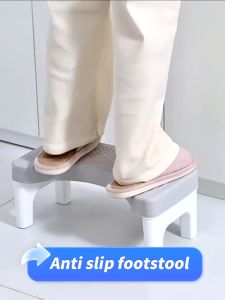 Toilet stool Household thickened toilet squat artifact Adult child foot stool stool pregnant woman foot stool stool Non-slip foot stool Squat toilet stool Squat bedpan bathroom toilet stoolSquat Potty Foot Stool Commode stool家用加厚卫生间垫脚凳