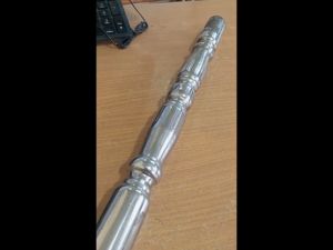Pipa Motif 112 (B) 1 1/4in x 40cm & Aksesories Stainless Steel Tangga Pagar Kanopi Balkon