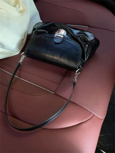 Túi Đeo Chéo Hình Đám Mây Cổ Điển Có Khóa Kéo Thiết Kế Gấp Cho Nữ Túi Đeo Chéo Thông Thường Thời Trang Bằng Da PU Mềm