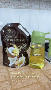 Herbal Pharm Premium Coconut Cooking Oil 500ml – Healthy Cooking Oil Pure Coconut Oil Rich in MCTs