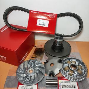 Paketan cvt pully only k81+vanbelt+rumah roller Assy+kipas roller Honda beat pop beatesp beat street