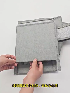 stock#043 Hat Storage Box Zipper Box Hat Anti-dust Storage Box Large Capacity Stackable Baseball Cap Storage Box