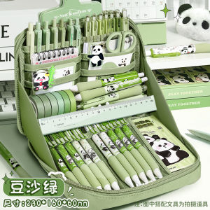 Hộp Đựng Bút Chì Trong Suốt Dung Tích Lớn 12 Lớp Hình Gấu Trúc Xanh Cho Học Sinh Trung Học Cơ Sở Và Trung Học Phổ Thông Hộp Đựng Bút Chì Đa Năng