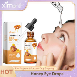 ximonth | Honey Eye Drops Eye Care Liquid Relieve Fatigue Vision Shadow Dry Eye Symptom Anti-Infectiom Refreshing Moisturizes Eyes Health