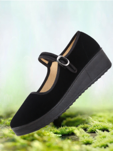 TONGYUANHE | Antiskid Soft Bottom Work Shoes Canvas Thick Heel