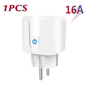 AXUS TUYA Smart Plug WiFi/Zigbee Socket EU 16A/20A With Power Monitor Timing Function Voice Control Works With Alexa GoogleHome