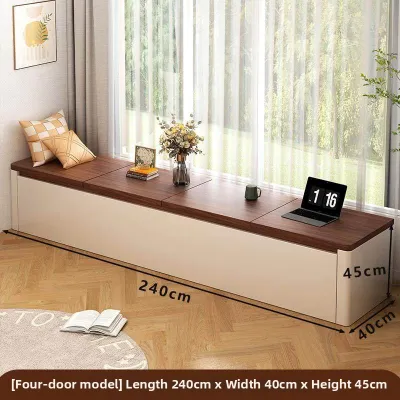 DICUNLIN | Storage Multi-use Space Saving Window Bench Cabinet